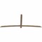 Ekena Millwork Bellingham Smooth Timber Gable Bracket, Douglas Fir, 96"W x 40"H x 1 1/2"D x 3 1/2"F, 10/12 Pitch GBW096X40X0204BEL00SDF - alternate 4